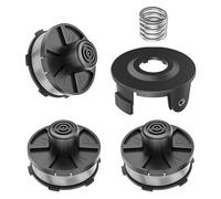 Viilich 3 Bobina de hilo de repuesto para recortadora de césped para Makita 18V DUR181Z/DUR181RF/DUR181, para Makita 196146-9,cubierta carrete 195858-1