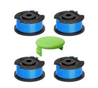 Viilich Bobina de hilo de repuesto para Greenworks 29252/29092, para Greenworks 18 V/24 V/40 V/60 V/80 V, para cubierta de bobina Greenworks 3411546A-6 (4 bobinas + 1 tapa)