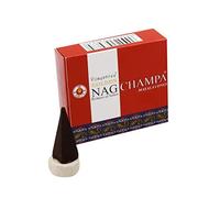 Vijayshree Golden Nag Champa - Conos de incienso