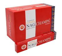 Vijayshree Golden nag Champa - Varillas de incienso - 12 paquetes de 15g