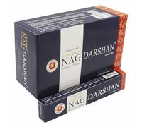Vijayshree Golden Nag Darshan - 12 Paquetes de 15 g = 180 g - Aromaterapia - Meditación - Espiritualidad - 100% Natural EcoFriendly