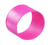 Vikan 5 bandas de goma de codificación de colores de 1.5 pulgadas, color rosa
