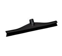 Vikan 71409 - Escobilla de goma de una hoja con marco de polipropileno, 16 ", negro