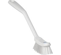 Vikan - Higiene - Cepillo para lavar platos - Fibras medianas - Blanco - Estrecho
