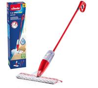 Vileda 1·2 Spray Max, Fregona Mopa con Spray pulverizador, Friega el suela sin cubo, Botella 650ml, Recambio reutilizable de microfibra, Para todo tipo de suelos