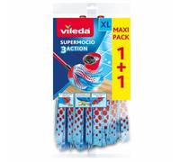 Vileda - Pack de recambio para fregona SuperMocio Action 122615