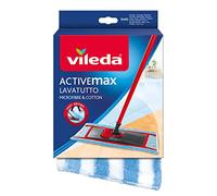 Vileda Paños húmedos para mopa 141001 – Microfibra azul, máxima absorción