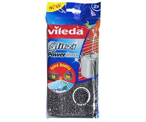 Vileda 141656 - Estropajos de Acero Inoxidable, 2 Unidades