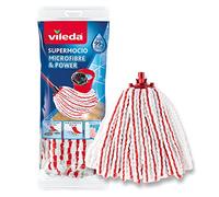 Vileda 142405 142585 SuperMocio Bow reemplazo de microfibra con innovadora estructura 3D