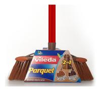 Vileda 2in1 Escoba para parqué con mango y fregona fina para todo el hogar