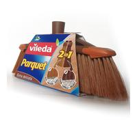 Vileda 4023103147843 escoba interior cerda blanda marrón, rojo