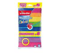 Vileda Colors Panni Microfibre Multicolore