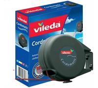 Vileda Cordomatic Tendedero Plegable Automático 15 Metros Gris, Para Ropa