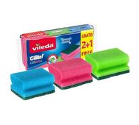 Vileda Estropajo Salva-Uñas Glitzi Colors Pack 3