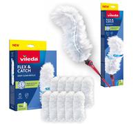 Vileda Flex&Catch Plumero con mango largo y 11 recambios
