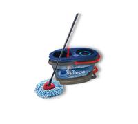 Vileda Set de limpieza H2PrO Spin Mop - Cubo doble depósito, pedal escurridor, mopa microfibra