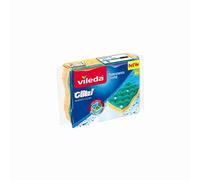 Vileda Esponjas abrasivas Glitzi Always Clean - 2 esponjas, amarillo/verde