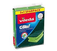 Vileda Glitzi - Esponja de Limpieza Limpia e higiénica, 4 Unidades