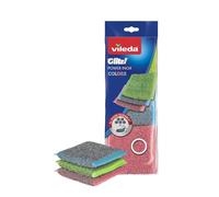 Vileda Glitzi Power INOX Colors, Rectores de Colores, Exterior de Acero Inoxidable, Muy higiénico, Poder Limpiador excepcional, Duradero y Resistente, Elimina fácilmente la Suciedad y los residuos