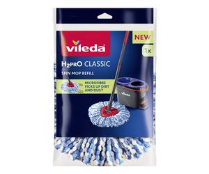 Vileda H2pro Classic Cabezal De Repuesto Para H2pro Spin Mop, Funda Para Fregona 178331