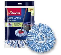 Vileda Cabezal de repuesto H2pro Classic 178331, Microfibra lavable para mopa y suelos sellados