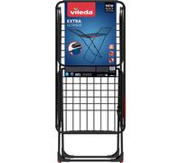 Vileda I Tendedero Extra Ultimate I Tendedero con patas X en edición negra I con 20 metros de secado I Soporte con pinzas y ruedas, 1 unidad.
