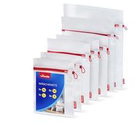 Vileda Juego de 7 bolsas de lavandería para lavadora en 4 tamaños - Bolsas de lavandería de poliéster resistente con cremallera para sujetadores, lencería, ropa interior, calcetines, camisas, suéteres