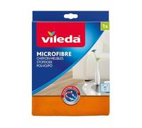 Vileda Micro Fibre Cloth - Paño de Microfibra para Muebles, Naranja, Pack de 3