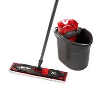 Vileda Mopa para suelo Ultramax XL Box, seca y húmeda, microfibra, 42 cm, Negro/Rojo