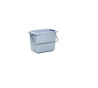 Vileda Origo Cubo 6L gris con 8 Color Clips