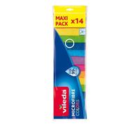 Vileda - Paño de microfibra Colors, 14 uds 173740