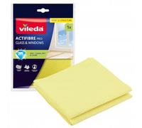 Vileda Paño para Ventanas y Cristales, Microfibra PVA | Limpia, seca y abrillanta solo con agua. Lavable hasta 60 °C, sin suavizante