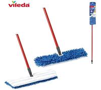 Vileda pet pro flip mopa, doble cara 2 en 1, limpieza seco y húmedo