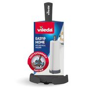 Vileda Portarrollos de cocina de pie con tope de rollos, fácil de arrancar, fuerte ventosa para máxima estabilidad, soporte para rollos de cocina extensible, para rollos de cocina XXL