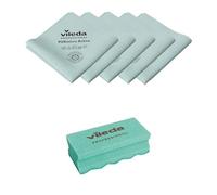 Vileda Professional 5 Bayeta Purmicro Active Verde + 10 Estropajo Puractive