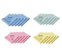 Vileda Professional Bayeta PURmicro Activa Azul, Roja, Verde, Amarilla - 20 Unidades