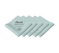 Vileda Professional, Bayeta PurMicro Active, Verde, Microfibra alto rendimiento, Recubrimiento PUR, Superficies lisas, Inox y Vidrio, Alta absorción, Secado sin rastros, Disponible 5 colores, 38x35cm