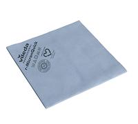 Vileda Professional, Bayeta r-MicronQuick, Azul, 5u, Microfibra Ultrafina reciclada, Elimina 99,99% bacterias y Virus BCoV, 400 Lavados, Secado sin rastros, Tecnología Egolon