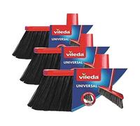 Vileda Recambio Cepillo Universal, Rojo y Negro (Paquete de 3)