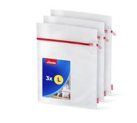 Vileda Red de lavandería para lavadora, juego de 3 unidades, XL, 50 x 60 cm, bolsas de lavandería de poliéster resistente con cremallera para camisas, suéteres, ropa delicada, sujetadores, ropa