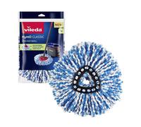 Vileda Cabezal de repuesto H2pro Classic 178331, Microfibra lavable para mopa y suelos sellados