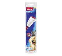 Vileda Rodillo quitapelusas Pet Pro – Adhesivo 58 hojas/rollo, mango rojo – Juego de 2