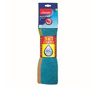 Vileda Style - Set de 4 bayetas Microfibras Colors XL, Colores Variados, 36 x 34 cm, 4 Unidades