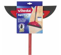 Vileda Superfeger Classic - Escoba con mango telescópico y escoba de microespuma, apta para alérgicos