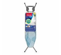 Vileda Tabla de planchar UltraFresh plegable 120x38 cm, anti-bacterias, funda algodón, regulable