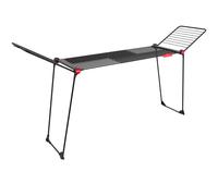 Vileda | Tendedero Extensible Infinity Flex Ultimate Negro o Blanco | Alas laterales y varillas gruesas extensibles XXL | Montaje súper fácil y rápido | Hasta 30 metros de longitud de tendido I Menos