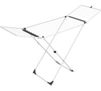 Vileda Tendedero Universal X-Legs - Acero, 18 m, alas plegables, ruedas y soporte para calcetines