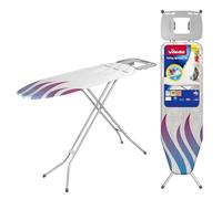 Vileda Total Reflect M - Tabla de Planchar, 120x38 cm, Lila y Gris