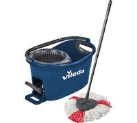 Vileda Turbo Colors - Juego Completo de Fregona y Cubo con Escurridor, Color Azul, 486 X 296 X 293 mm