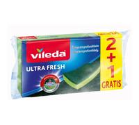 VILEDA Ultra Fresh Estropajo con Esponja 2+1 uds Estropajo con Esponja 2+1 uds